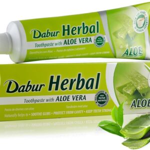 Dabur Ayurvediska örter naturliga aloe vera tandkräm 100 ml