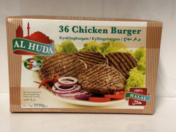 AL HUDA 36p CHICKEN BURGERS