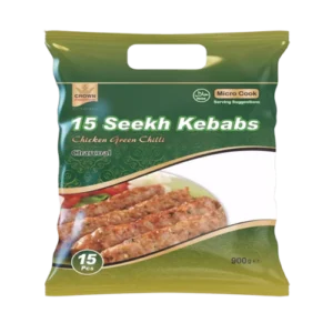 CROWN 15 SEEKH KEBAB GREEN CHILLI
