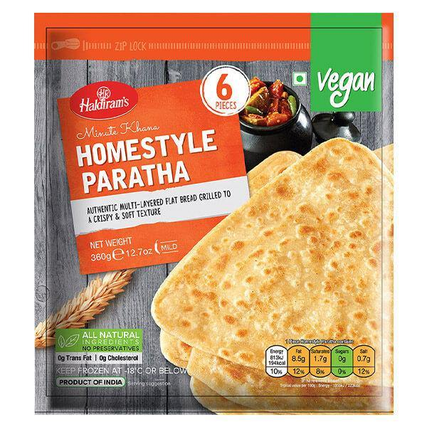 HALDIRAM`S HOMESTYLE PARATHA 6p