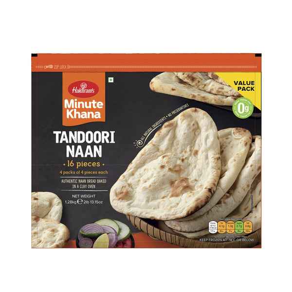 HALDIRAM`S TANDOORI GARLIC NAAN 16p