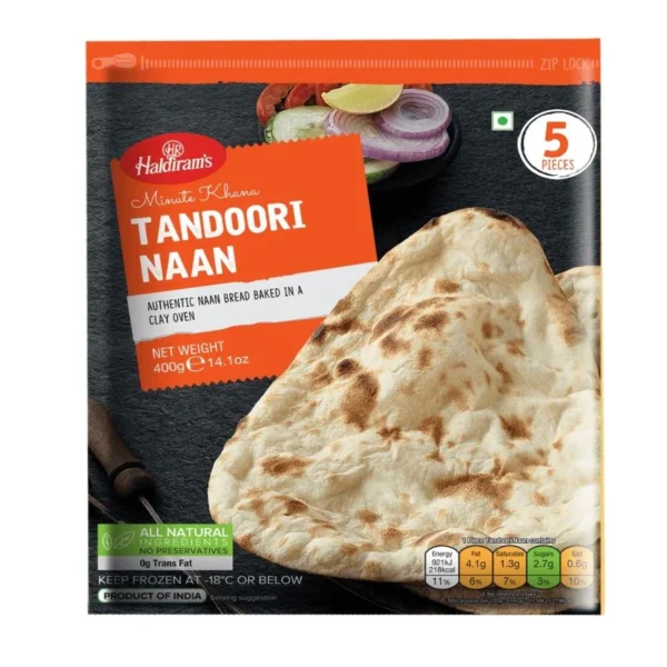 HALDIRAM`S TANDOORI NAAN 5p