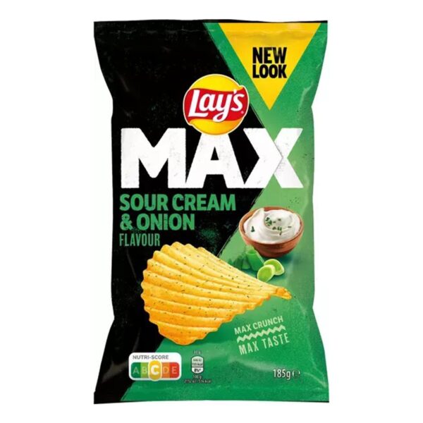 LAYS MAX SOURCREAM & ONION