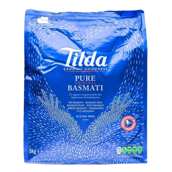 TILDA PURE ORIGINAL BASMATI RICE 5kg
