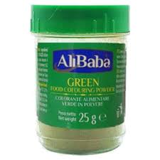 ALIBABA GREEN FOOD COLOUR