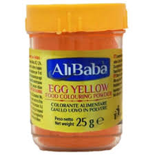 ALIBABA EGG YELLOW FOOD COLOUR 25g