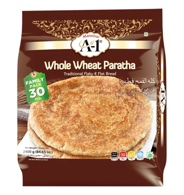 WHOLE WHEAT PARATHA 30pcs