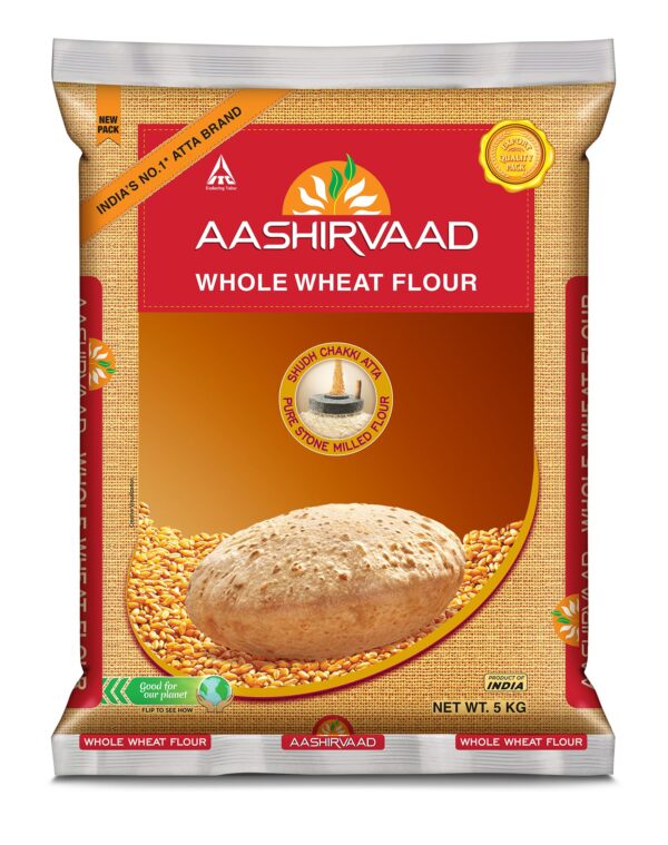 AASHIRVAAD WHOLE WHEAT FLOUR 5kg