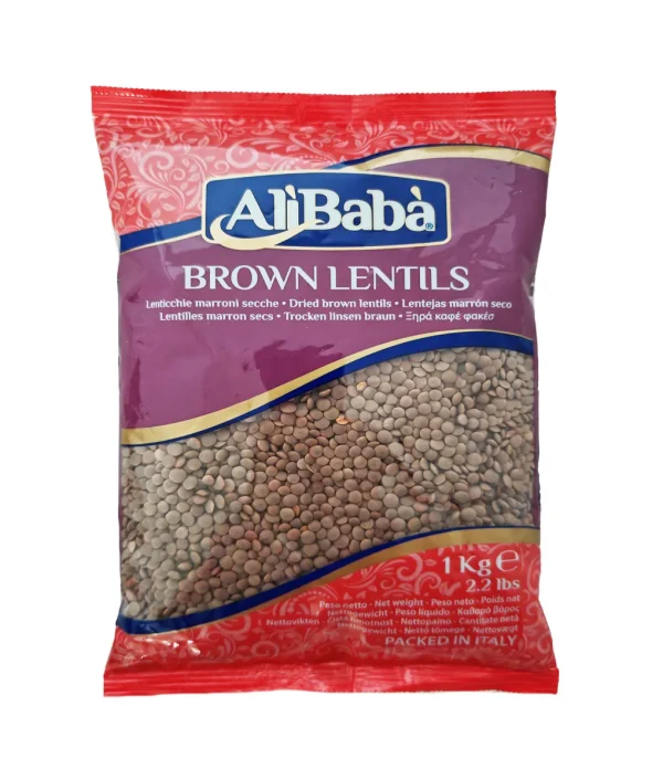 Alibaba brown lentils 1kg