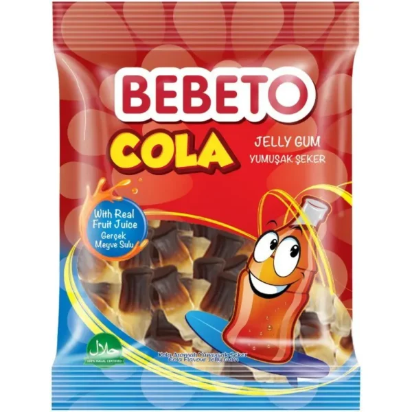BEBETO COLA GUMMY CANDY 80g