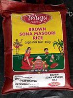 Telugu Brown SONA MASOORI Rice 4.5kg