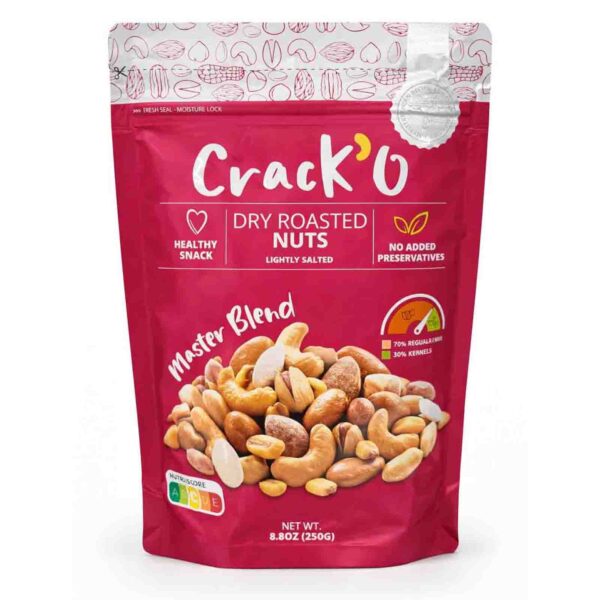 CRACK DRY ROASTED NUTS 250g