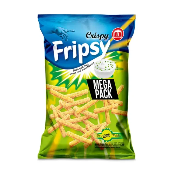 CRISPY FRIPSY SOURCREAM & ONION 120g