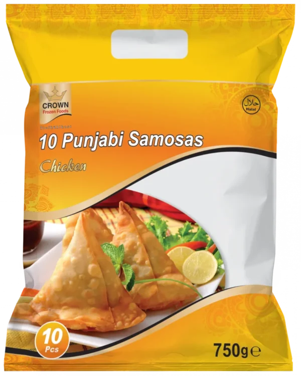 CROWN 10 PUNJABI CHICKEN SAMOSAS