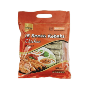 CROWN 15 CHICKEN SEEKH KEBABS