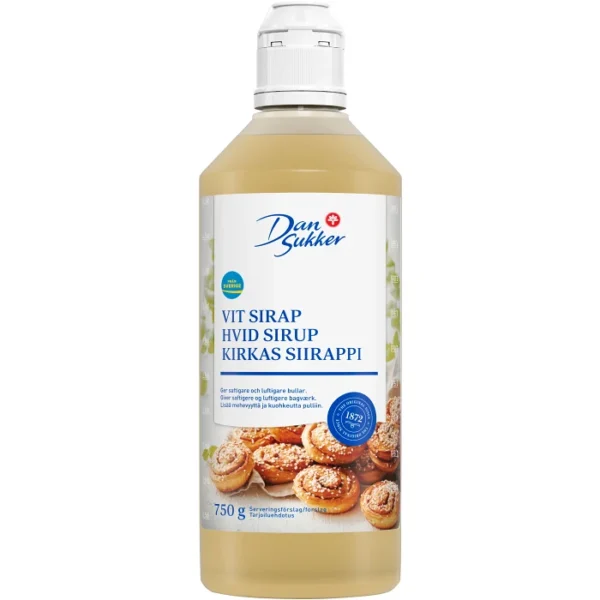 DANSUKKER VIT SIRAP 750g