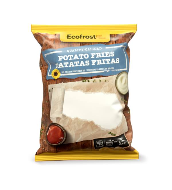 ECOFROST POTATO FRIES 1kg
