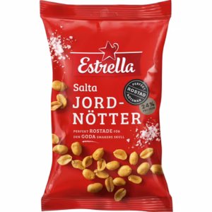 ESTRELLA SALTA JORDNÖTTER 160g