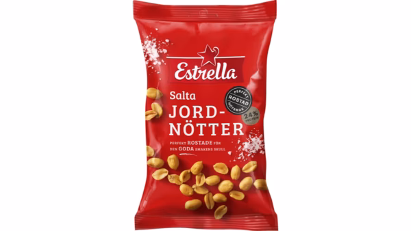 ESTRELLA SALTA JORDNÖTTER 160g