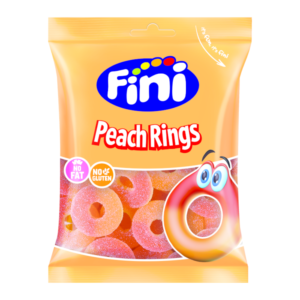 FINI PEACH RINGS 75g